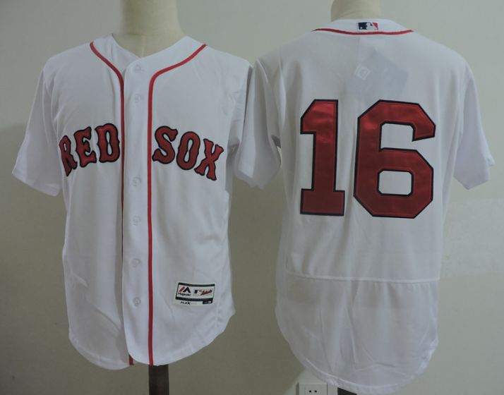 Men Boston Red Sox 16 Andrew Benintendi White Elite MLB Jerseys